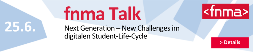 Werbebanner zum fnma Talk