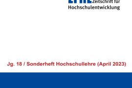 Cover ZFHE 18/Sonderheft Hochschullehre